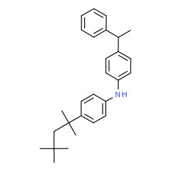 4-(1-Phenylethyl)phenyl 4-tert-octylphenylamine结构式