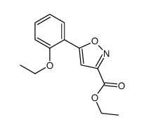 5-(2-ETHOXYPHENYL)-3-ISOXAZOLECARBOXYLIC ACID ETHYL ESTER结构式