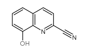 8-hydroxyquinoline-2-carbonitrile structure