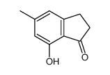 5-Methyl-7-hydroxy-1-indanone structure