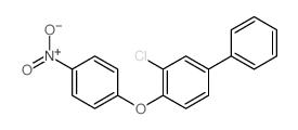2-chloro-1-(4-nitrophenoxy)-4-phenyl-benzene结构式