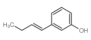 3-(1-丁烯基)苯酚结构式