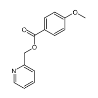 4-methoxybenzoic acid 2-pyridinylmethyl ester Structure