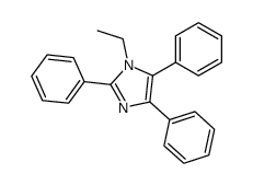 1-ethyl-2,4,5-triphenyl-1H-imidazole Structure