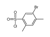 5-bromo-2,4-dimethylbenzenesulfonyl chloride(SALTDATA: FREE) Structure