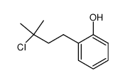 2-(3-chloro-3-methylbutyl)phenol Structure