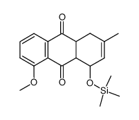8-methoxy-3-methyl-1-((trimethylsilyl)oxy)-1,4,4a,9a-tetrahydroanthracene-9,10-dione Structure