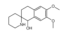 6',7'-dimethoxyspiro[piperidine-2,2'-tetralin]-1'-ol结构式