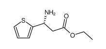 ethyl (R)-3-amino-3-(2-thienyl)propanoate结构式