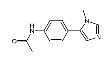 N-[4-(3-methyl-3H-imidazol-4-yl)phenyl]acetamide Structure