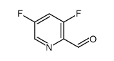 3,5-二氟吡啶-2-甲醛结构式