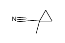 1-甲基环丙烷-1-甲腈结构式
