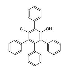 3-chloro-2,4,5,6-tetraphenylphenol结构式