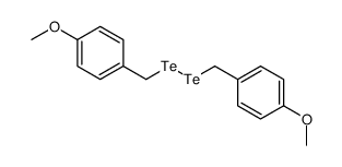 1-methoxy-4-[[(4-methoxyphenyl)methylditellanyl]methyl]benzene Structure