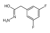 3,5-二氟苯乙酰肼结构式