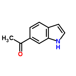 6-乙酰基吲哚结构式