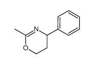 2-methyl-4-phenyl-5,6-dihydro-4H-1,3-oxazine结构式