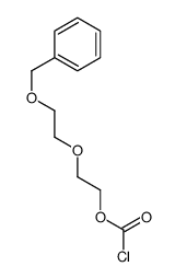 2-(2-phenylmethoxyethoxy)ethyl carbonochloridate结构式