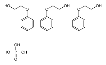 2-phenoxyethanol,phosphoric acid Structure