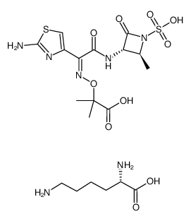 Aztreonam (lysine) Structure