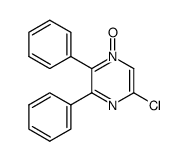 2-chloro-5,6-diphenylopyrazine 4-oxide Structure