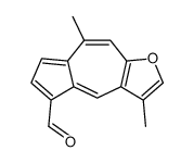 1,5-dimethylazuleno[6,7-b]furan-8-carbaldehyde结构式