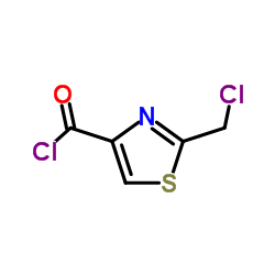 2-(Chloromethyl)-1,3-thiazole-4-carbonyl chloride Structure