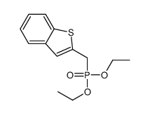 2-(diethoxyphosphorylmethyl)-1-benzothiophene结构式