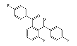 [3-fluoro-2-(4-fluorobenzoyl)phenyl]-(4-fluorophenyl)methanone Structure