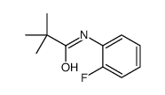 N-(2,2-DIMETHYLPROPANOYL)-2-FLUOROANILINE结构式
