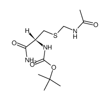 N-t-Boc-Cys(Acm)-NH2 Structure