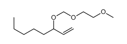 3-(2-methoxyethoxymethoxy)oct-1-ene结构式