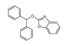 2-benzhydryloxy-1,3-benzoxazole结构式