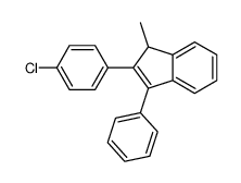 2-(4-chlorophenyl)-1-methyl-3-phenyl-1H-indene结构式