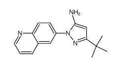 3-(tert-butyl)-1-(quinolin-6-yl)-1H-pyrazol-5-amine Structure