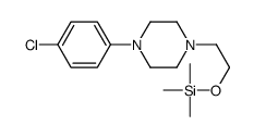 2-[4-(4-chlorophenyl)piperazin-1-yl]ethoxy-trimethylsilane结构式