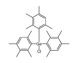 chloro-tris(2,3,4,6-tetramethylphenyl)germane结构式