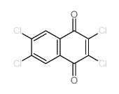 1,4-Naphthalenedione,2,3,6,7-tetrachloro- Structure