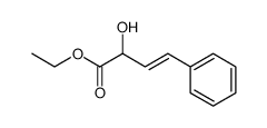 rac-(E)-ethyl 2-hydroxy-4-phenylbut-3-enoate结构式
