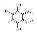 2-methyl-3-(methylamino)naphthalene-1,4-diol Structure