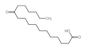 Octadecanoic acid,12-oxo- Structure