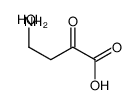 4-amino-2-oxobutanoic acid,hydrochloride Structure