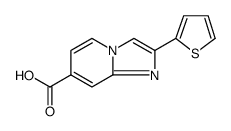 2-(2-噻吩基)咪唑并[1,2-a]吡啶-7-甲酸结构式