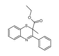 ethyl 2-methyl-3-phenyl-1,4-benzothiazine-2-carboxylate Structure