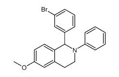 1-(3-bromophenyl)-6-methoxy-2-phenyl-3,4-dihydro-1H-isoquinoline Structure
