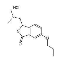3-[(dimethylamino)methyl]-6-propoxy-3H-2-benzothiophen-1-one,hydrochloride结构式