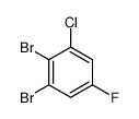 1,2-dibromo-3-chloro-5-fluorobenzene结构式