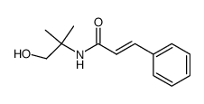 (2E)-N-(1-hydroxy-2-methylpropan-2-yl)-3-phenylprop-2-enamide Structure