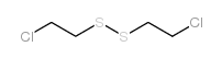 1,2-双(2-氯乙基)二硫烷结构式