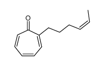((Z)-2-Hex-4-enyl)-cyclohepta-2,4,6-trienone Structure